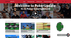 Desktop Screenshot of pokerupdate.com