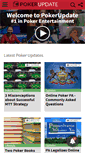 Mobile Screenshot of pokerupdate.com
